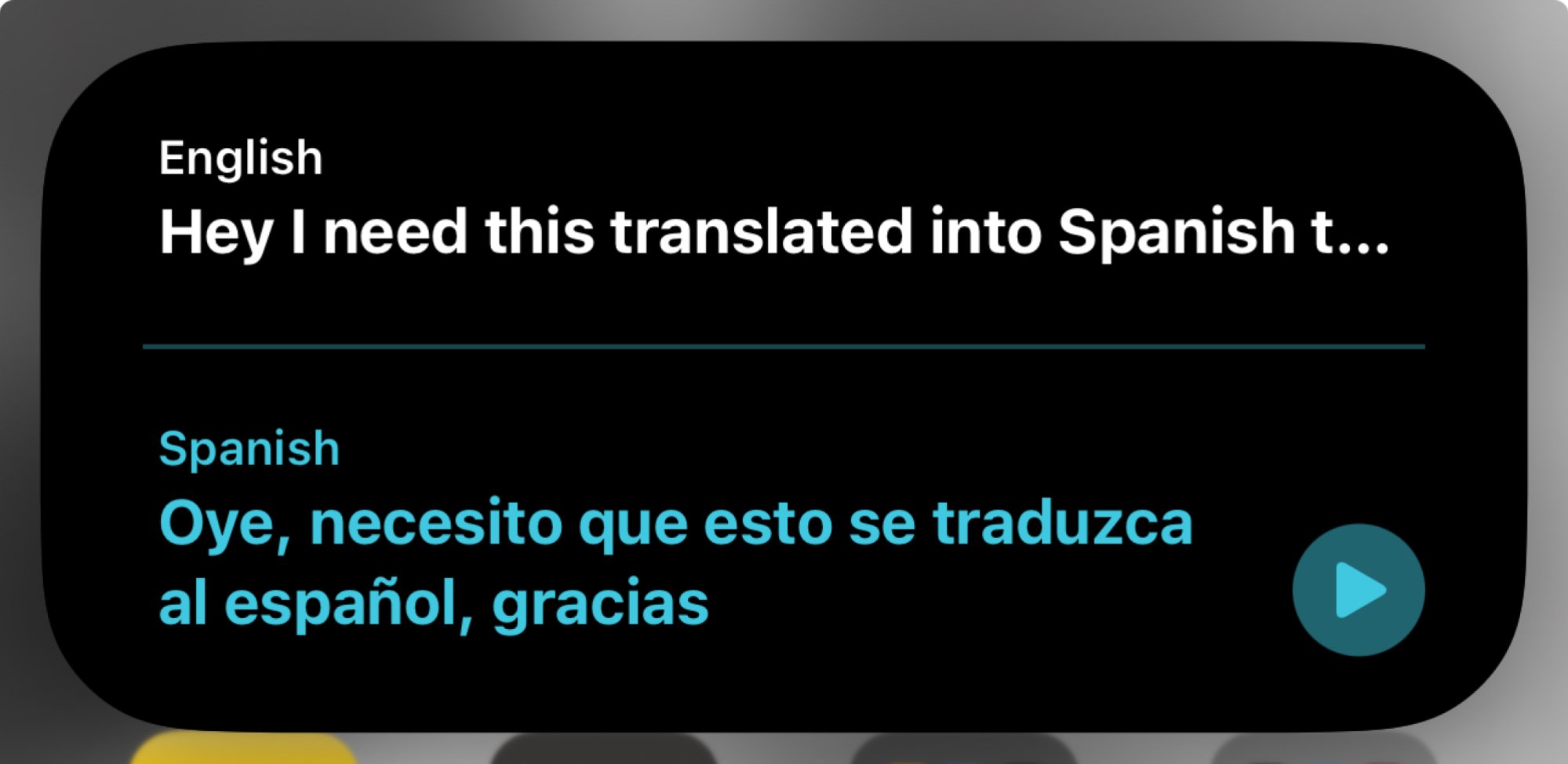 Apple iPhone Translate